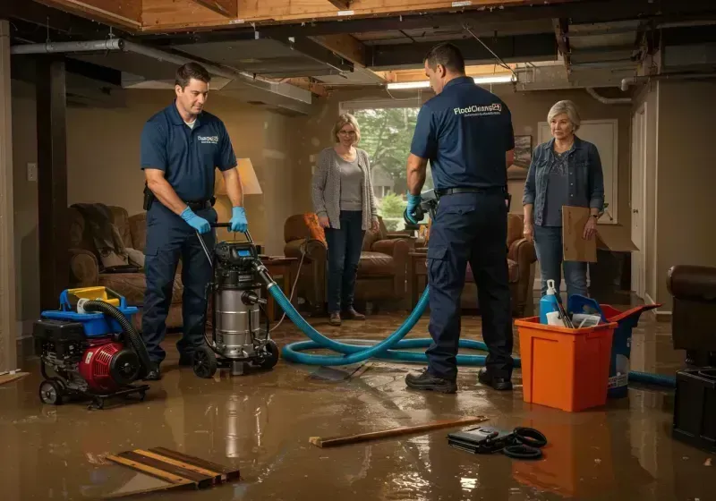 Basement Water Extraction and Removal Techniques process in New Paris, IN