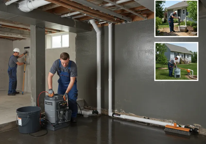 Basement Waterproofing and Flood Prevention process in New Paris, IN